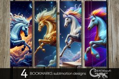 Fantasy pegasus | mystic bookmarks sublimation design PLUS2 Product Image 1