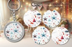 Valentine inscription | scandi Car coaster &amp; key chain PL2 Product Image 1