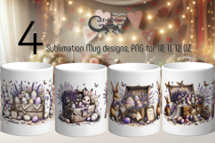 Easter rabbit | 4 Spring Sublimation Mug designs P2 Product Image 1