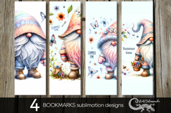 Summer time gnome | bookmarks sublimation design PLUS2 Product Image 1