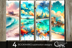 Beach life | bookmarks sublimation design PLUS2 Product Image 1