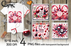 Wine inscriptions | 4 funny PNG Sublimation designs P2 Product Image 1