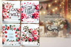Motivating inscriptions 2 | Money Card Flowers Sublimation P Product Image 1