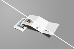 Minimalist A5 Trifold Brochure Mockup Product Image 2