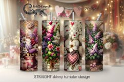 Romantic lilac bush | valentine Skinny tumbler Sublimation P Product Image 1