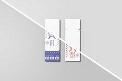 Top View Minimalist Ticket Mockup Product Image 2