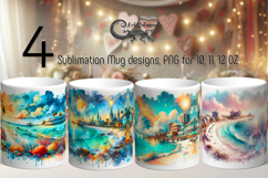 BeachLife | summer Sublimation Mug design PLUS2 Product Image 1