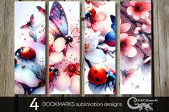 Spring lady bag | bookmarks sublimation design PLUS Product Image 1