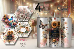 Motivating inscriptions 6 | Skinny tumbler sublimation PL Product Image 1