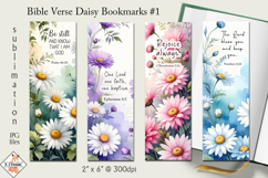 Bible Verse Daisy Bookmark Designs #1| Sublimation Product Image 1