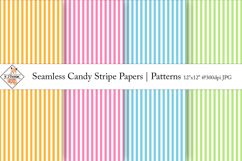 Seamless Candy Stripe Papers | Patterns Product Image 1