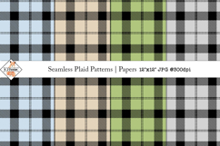 Seamless Plaid Patterns | Digital Papers Product Image 1