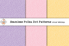 Seamless Random Polka Dot Digital Papers Product Image 1