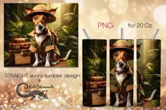 Funny Dogs | Straight Skinny tumbler Sublimation design PL3 Product Image 1