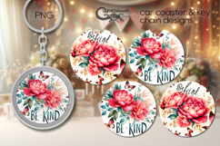 Motivating inscription 6 | Car coaster &amp; key chain design P3 Product Image 1