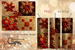 Embroidery | quadro skinny tumbler Sublimation design PLUS3 Product Image 1