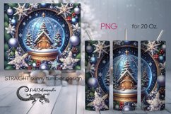 Retro Christmas | Xmas Skinny Tumbler Sublimation Design PL3 Product Image 1