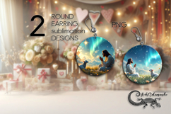 Christian faith | round earring Sublimation design PLUS3 Product Image 1