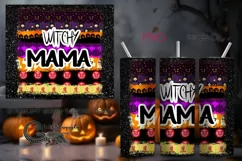 Halloween Inscription | SEAMLESS Skinny tumbler design PLUS3 Product Image 1