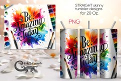 Inspirational Inscription | Straight Skinny tumbler design Product Image 1