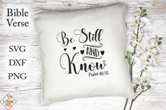Be Still And Know SVG | Christian Design Product Image 1