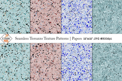 Seamless Terrazzo Paper Textures | Backgrounds Product Image 1