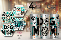 Dogs mom | 4 skinny tumbler Sublimation designs Product Image 1