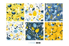 Cute birds pattern, Floral paper. Product Image 2