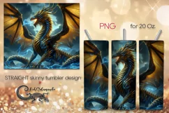 Chinese dragon | mystic Skinny tumbler sublimation design P4 Product Image 1