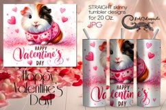 Valentine animals | Love Skinny tumbler sublimation design 4 Product Image 1