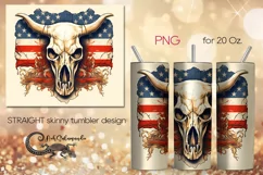 Cow Skulls | Straight Skinny tumbler sublimation design PL4 Product Image 1