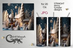 Knitted Christmas | Xmas Sublimation tumbler design PLUS4 Product Image 1