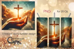 Faith | Christian Skinny tumbler sublimation design PLUS4 Product Image 1