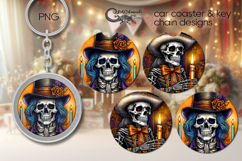 Halloween character | car coaster &amp; key chain design PL4 Product Image 1