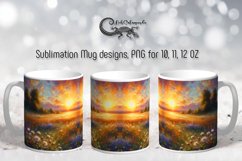 Impressionism landscape | summer Mug Sublimation design PL4 Product Image 1