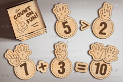 Hands &amp; Numbers | Wooden Learning Set Product Image 4