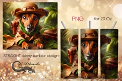 Funny Dogs | Straight Skinny tumbler Sublimation design PL4 Product Image 1