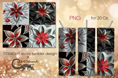 Embroidery | quadro skinny tumbler Sublimation design PLUS4 Product Image 1