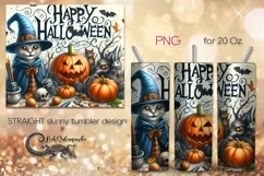 Happy Halloween | funny Skinny tumbler sublimation design P4 Product Image 1