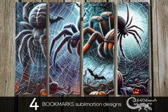 Halloween spider | 4 bookmarks sublimation designs PLUS Product Image 1