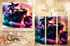 Moto witch | Halloween Skinny tumbler sublimation designs PL Product Image 1
