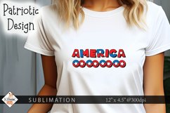 America Sublimation Design Product Image 1