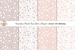 Seamless Pastel Tan Dots Digital Papers Product Image 1