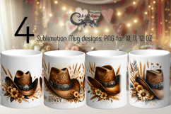 Western | Mug western sublimation design, PNG PLUS Product Image 1