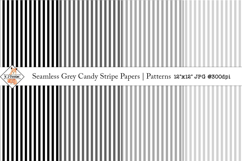 Seamless Grey Candy Stripe Papers | Patterns Product Image 1