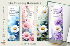 Bible Verse Daisy Bookmark Designs #2| Sublimation Product Image 1