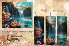Shining tropical | Skinny Tumbler Sublimation design PL5 Product Image 1