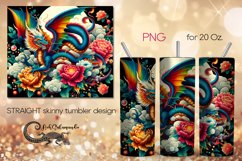 Chinese dragon | Skinny tumbler sublimation design PLUS5 Product Image 1