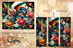 Chinese dragon | Skinny tumbler sublimation design PLUS5 Product Image 1