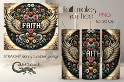 Christian faith | Skinny tumbler sublimation design PLUS5 Product Image 1